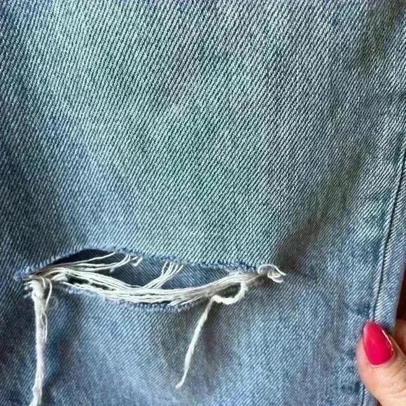 SLVRLAKE Beatnik Ankle Jeans Wash Rockaway Distressed - Picture 7 of 8